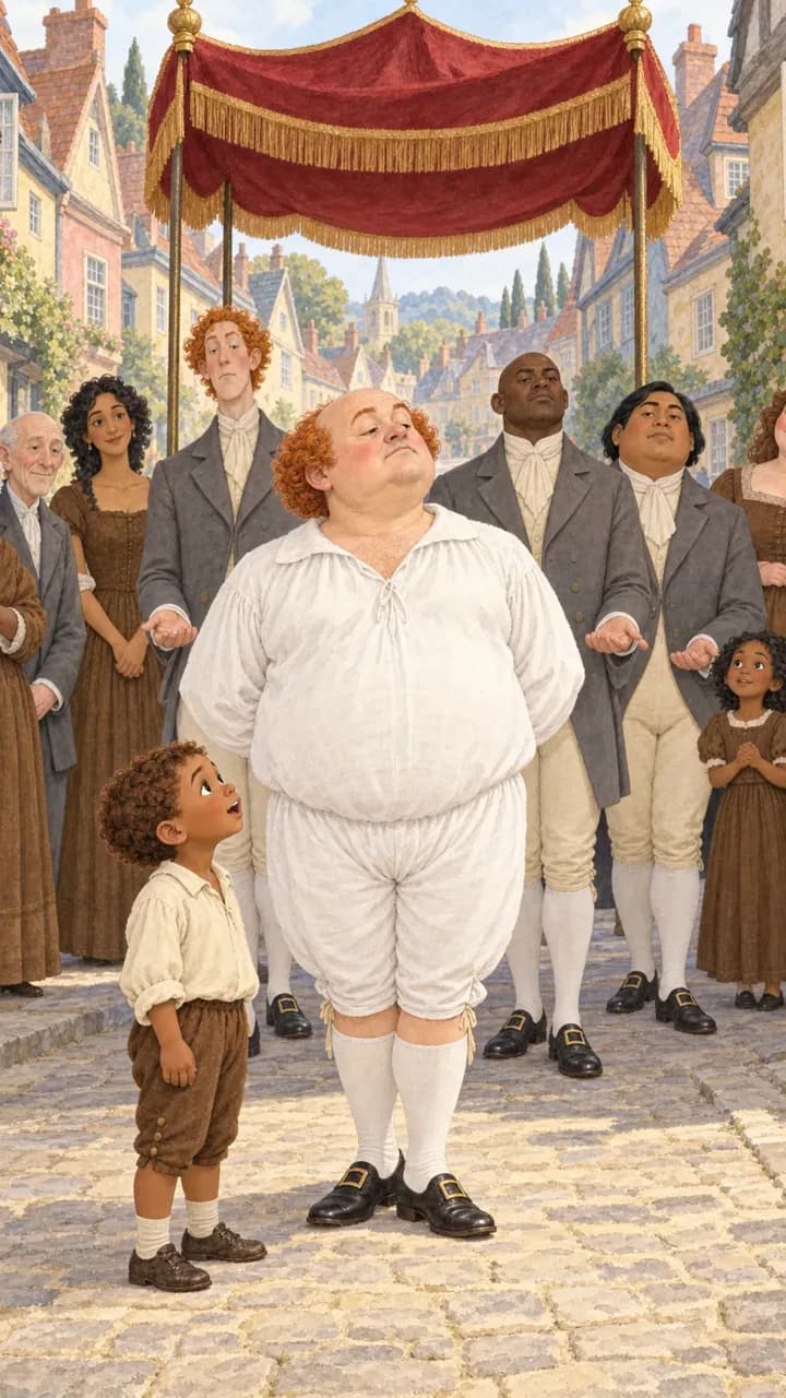 Cover illustration for The Emperor's New Clothes