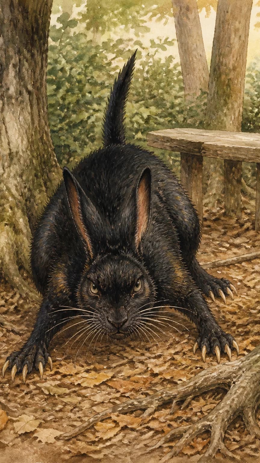 Cover illustration for Das wilde, böse Kaninchen
