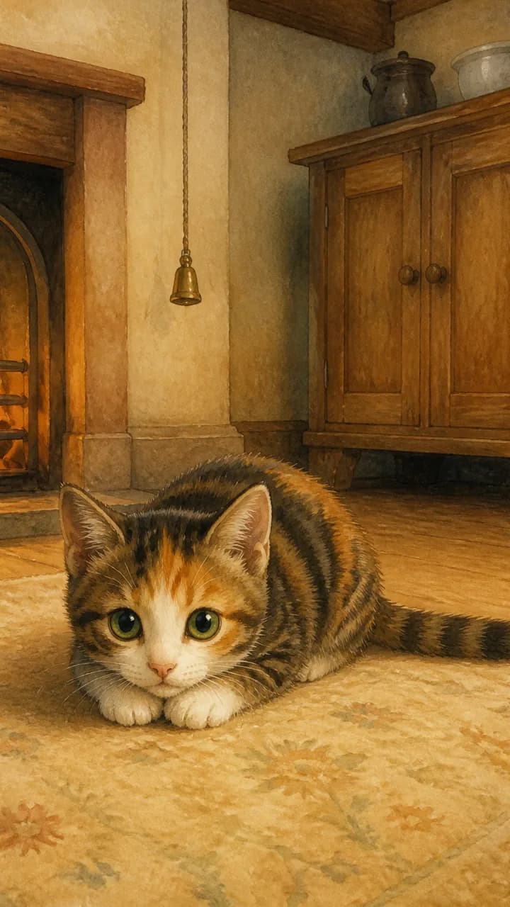 Cover illustration for The Story of Miss Moppet